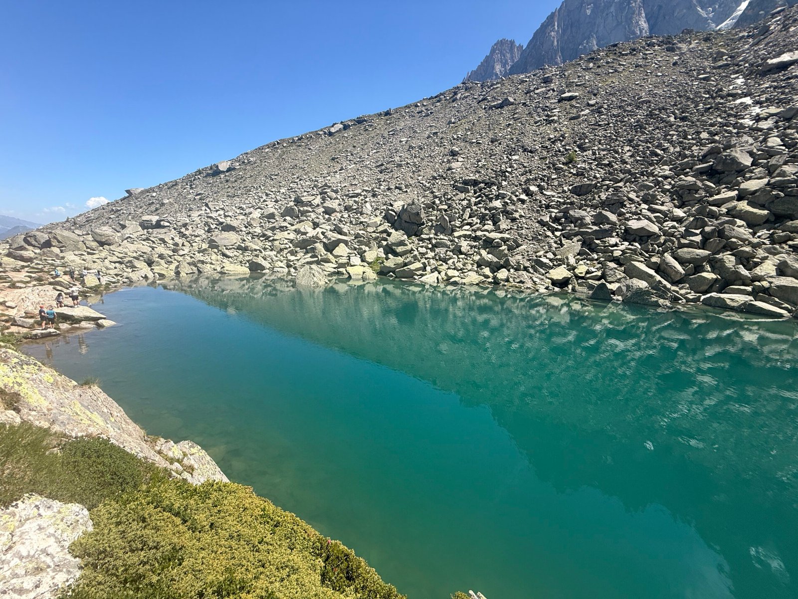 Randonnée du lac Bleu et du Grand Balcon Nord : vue sur la Mer de Glace